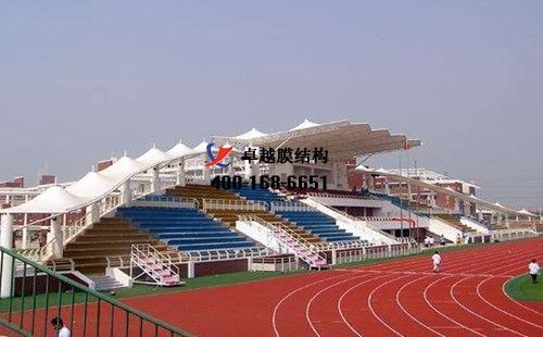 寶雞<font color='red'>膜結(jié)構(gòu)看臺</font>/觀景臺【寶雞恒通電子有限公司等】設(shè)計施工案例