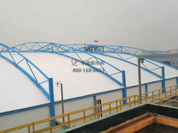 衡水污水廠<font color='red'>污水池膜結(jié)構(gòu)</font>設(shè)計施工【案例圖片】 　　