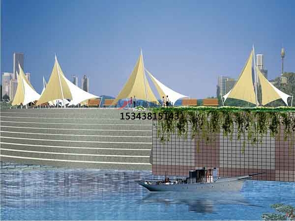 遵義<font color='red'>張拉膜結(jié)構(gòu)</font>景觀小品【案例圖片】
