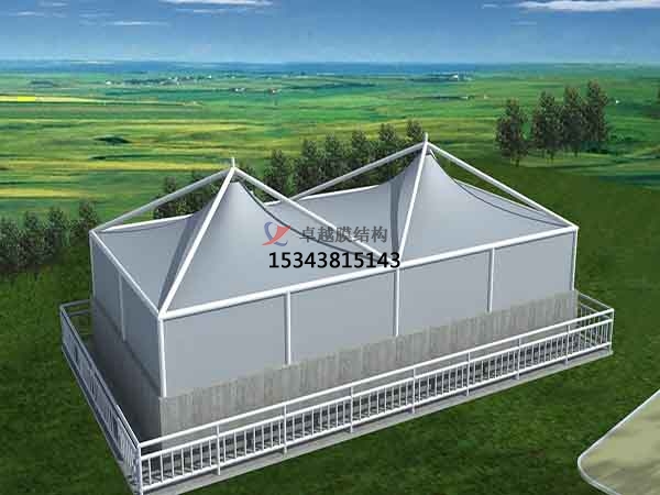 汕頭市污水池處理池膜結構封閉反吊膜加蓋【生產廠家設計公司】