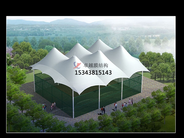 仙桃市膜結(jié)構(gòu)膜結(jié)構(gòu)雨棚設計施工案例(圖文)