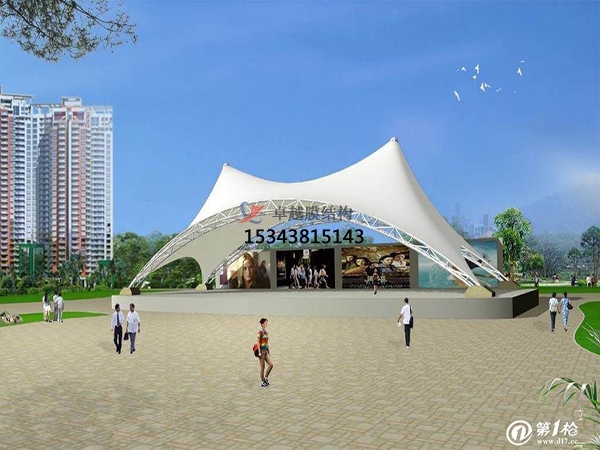 河源膜結構舞臺【生產設計】