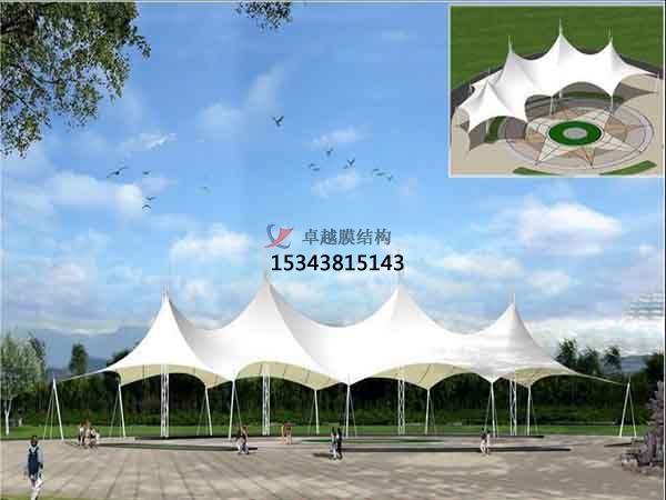 忻州張拉膜景觀遮陽(yáng)棚【生產(chǎn)銷(xiāo)售】 　　