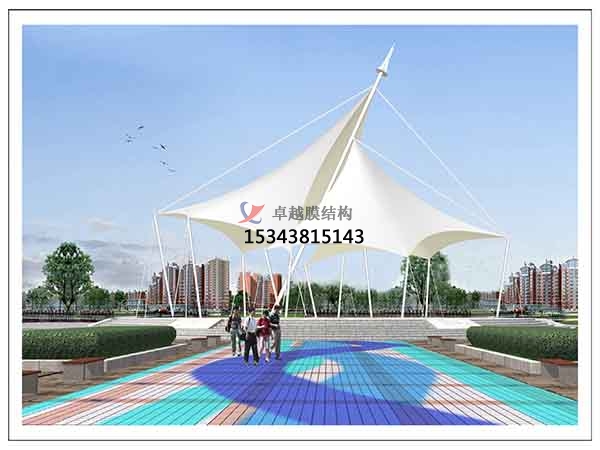 內(nèi)江市膜結構雨棚工程設計施工案例 　　