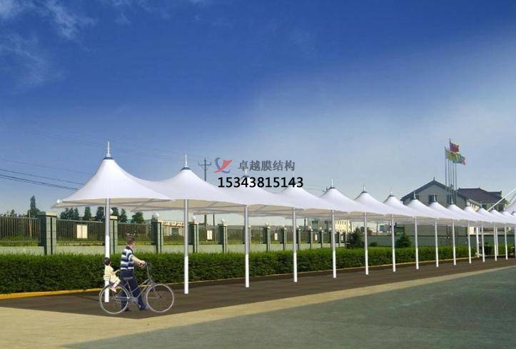 邵陽膜結構景觀罩棚/頂棚/膜結構景觀傘，涼亭設計【案例圖片】