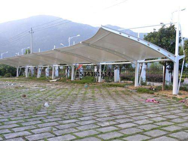 蒲縣膜結構停車棚【生產(chǎn)銷售】遮陽棚雨棚