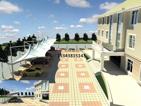 安澤膜結構停車棚【生產(chǎn)銷售】