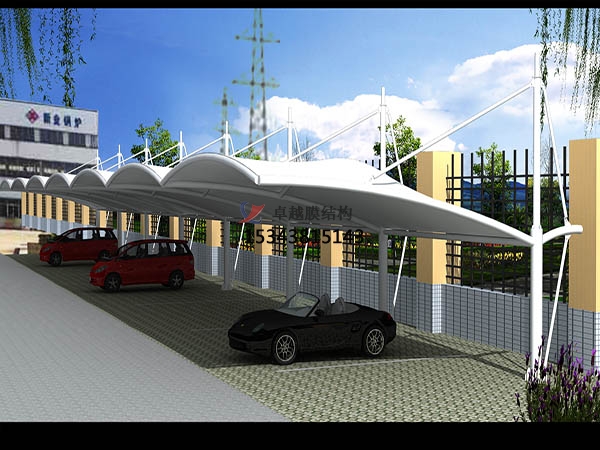 羅田<font color='red'>膜結(jié)構(gòu)停車棚</font>【雨棚遮陽(yáng)棚生產(chǎn)安裝】