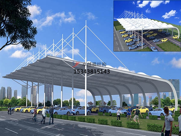 通城<font color='red'>膜結(jié)構(gòu)停車棚</font>【雨棚遮陽(yáng)棚生產(chǎn)安裝】