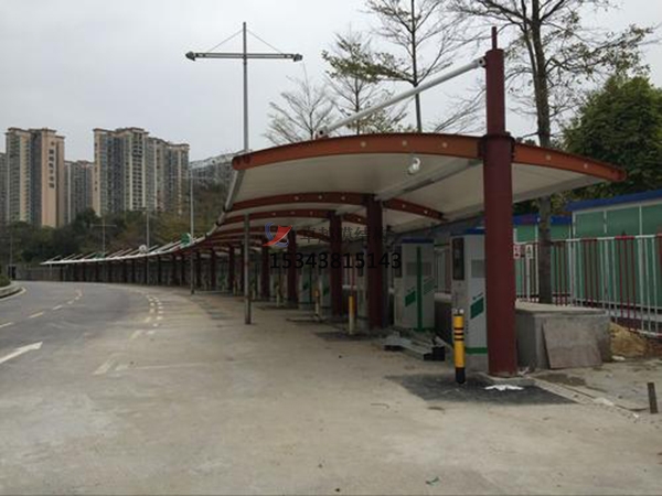 秦安<font color='red'>膜結(jié)構(gòu)停車棚</font>【設(shè)計(jì)生產(chǎn)安裝】