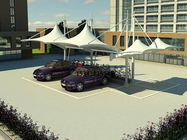 績溪<font color='red'>膜結(jié)構(gòu)停車棚</font>【設(shè)計生產(chǎn)安裝】