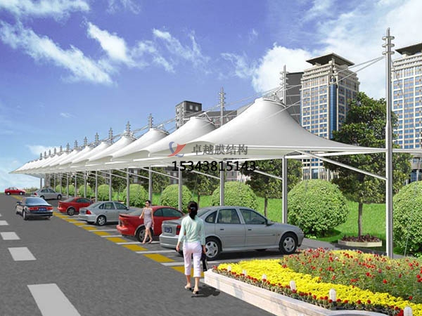 溫宿<font color='red'>膜結(jié)構(gòu)停車棚</font>【遮陽棚廠家】生產(chǎn)設(shè)計