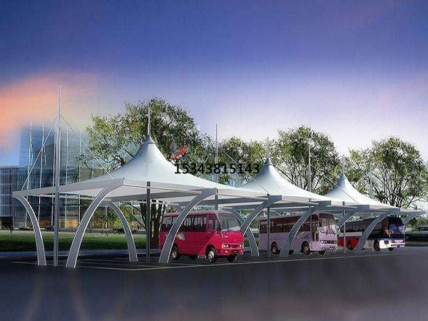 柳河膜結(jié)構(gòu)【充電站防雨篷】停車棚設計安裝