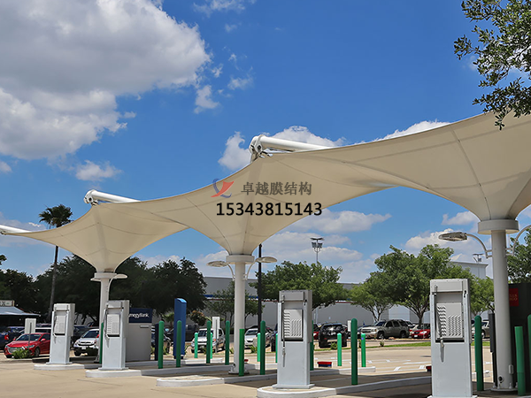 洛陽膜結構加油站【生產(chǎn)設計】施工安裝