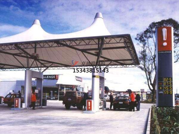 新安膜結構加油站【生產(chǎn)設計】施工安裝