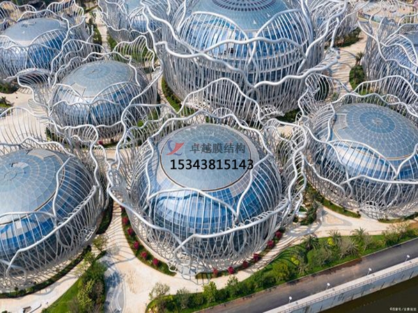 ETFE膜結(jié)構(gòu)項(xiàng)目【海南海口?；◢u會議中心】正在施工中