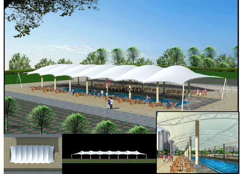 運城膜結(jié)構(gòu)游樂場/<font color='red'>水上樂園</font>/造浪池/游泳池/兒童樂園遮陽棚廠家【膜結(jié)構(gòu)施工】
