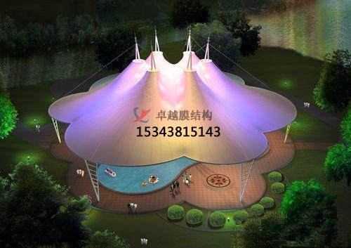 宜昌膜結(jié)構(gòu)游樂場/<font color='red'>水上樂園</font>/造浪池/游泳池/兒童樂園遮陽棚廠家【膜結(jié)構(gòu)設(shè)計】