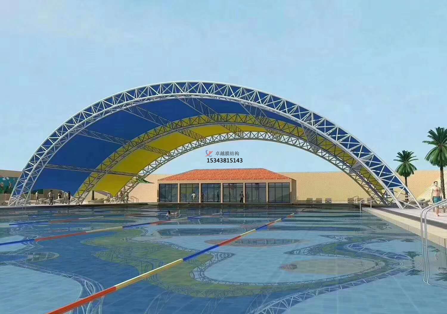 甘南膜結(jié)構(gòu)游樂場/<font color='red'>水上樂園</font>/造浪池/游泳池/兒童樂園遮陽棚廠家【膜結(jié)構(gòu)設(shè)計】