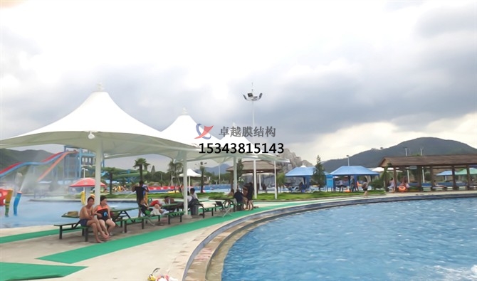 伊寧膜結(jié)構(gòu)游樂場/<font color='red'>水上樂園</font>/造浪池/游泳池/兒童樂園遮陽棚廠家【膜結(jié)構(gòu)設(shè)計】