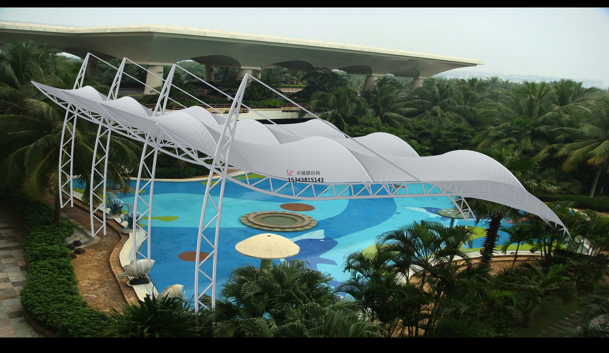 濱州膜結(jié)構(gòu)游樂(lè)場(chǎng)/<font color='red'>水上樂(lè)園</font>/造浪池/游泳池/兒童樂(lè)園遮陽(yáng)棚廠家【膜結(jié)構(gòu)設(shè)計(jì)】