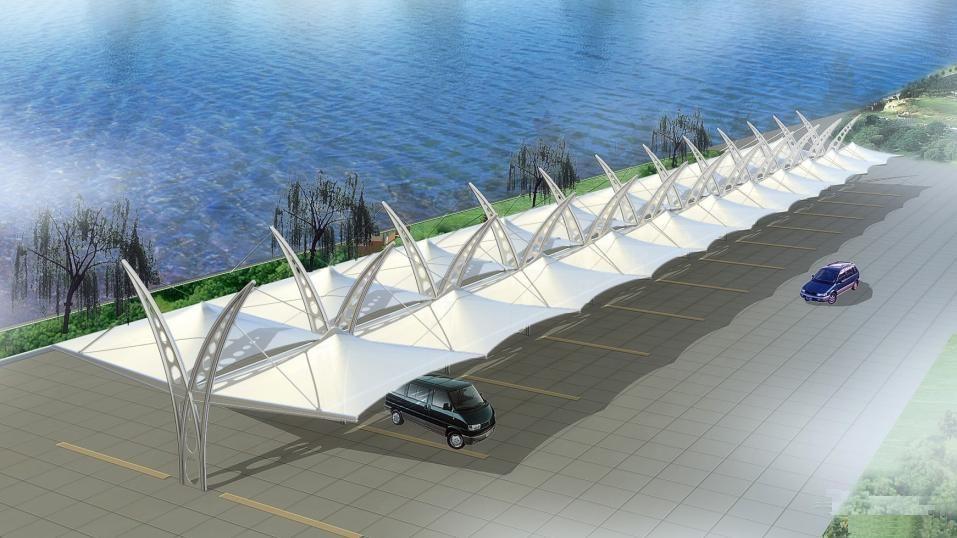 PTFE膜結(jié)構(gòu)-車(chē)棚<font color='red'>價(jià)格</font>是多少錢(qián)