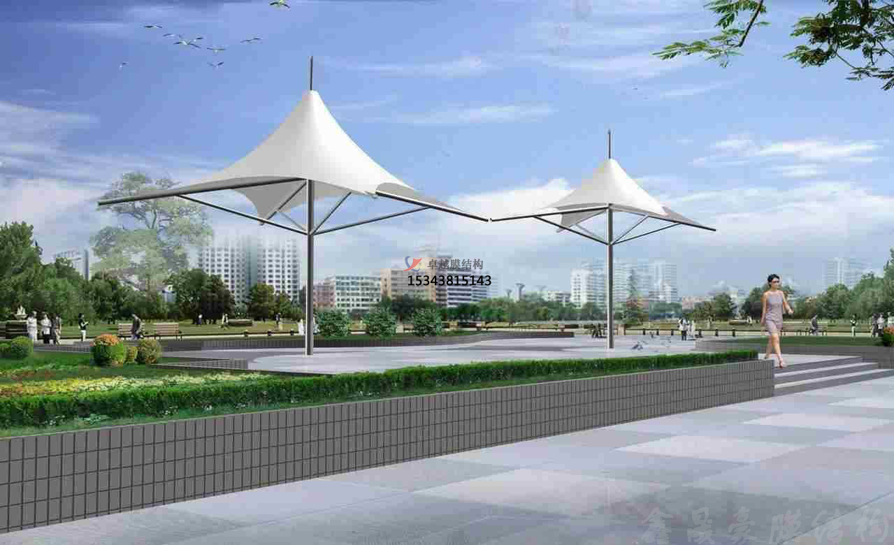 張拉膜，詮釋建筑的輕盈和空靈