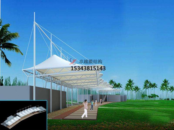 沈陽膜結構公司【PTFE膜結構高爾夫球場】沈陽膜結構廠家