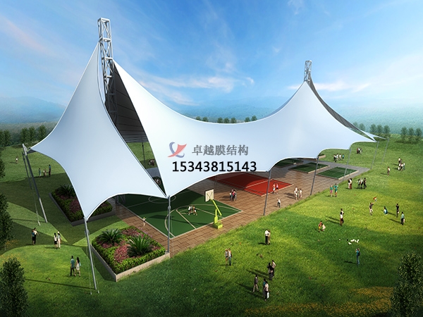 營(yíng)口<font color='red'>膜結(jié)構(gòu)公司</font>【籃球場(chǎng)膜結(jié)構(gòu)雨棚】營(yíng)口膜結(jié)構(gòu)廠家