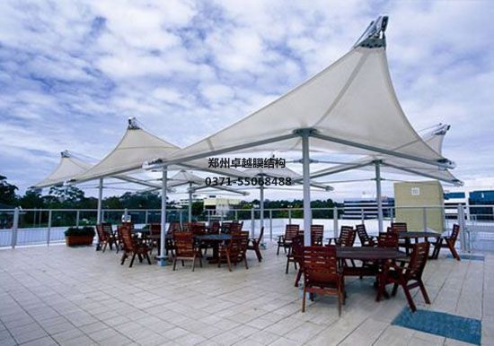 衡水張拉膜充電樁車棚設(shè)計施工案例